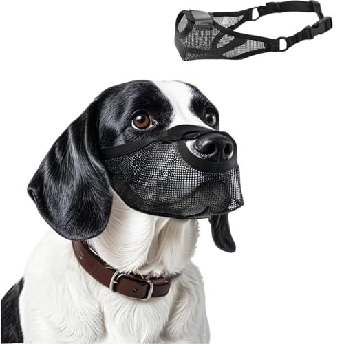 Maulkorb für Hunde, atmungsaktiv, weicher Netzmaulkorb für kleine große Hunde, verstellbare Welpenmaulkörbe zum Schnitzen, Beißen, Lecken und Kauen, ermöglicht Hecheln und Trinken Maulkorb für Hunde, atmungsaktiv, weicher Netzmaulkorb für kleine große Hunde, verstellbare Welpenmaulkörbe zum Schnitzen, Beißen, Lecken und Kauen, ermöglicht Hecheln und Trinken von Onperpoe