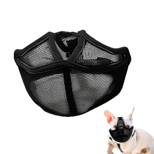 Maulkorb für Hunde, kurze Schnauze, französische Bulldogge, atmungsaktiv, verstellbar, Netzmaske für flaches Gesicht, Netz, Hundemaulkorb für Shih Tzu Mops, englische Bulldogge, gegen Beißen, Kauen, Maulkorb für Hunde, kurze Schnauze, französische Bulldogge, atmungsaktiv, verstellbar, Netzmaske für flaches Gesicht, Netz, Hundemaulkorb für Shih Tzu Mops, englische Bulldogge, gegen Beißen, Kauen, von Onperpoe