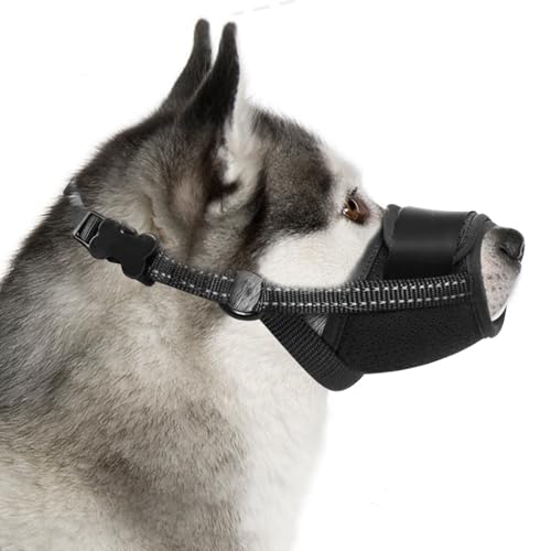 Maulkorb für Hunde Hundemaulkorb für Große Mittelgroße Kleine Hunde Verstellbar Maulkorb aus Stoff Nylon Maulkorb Mittlere Hunde mit Ring und Verstellbarem Riemen für das Training beim Tierarzt(M) Maulkorb für Hunde Hundemaulkorb für Große Mittelgroße Kleine Hunde Verstellbar Maulkorb aus Stoff Nylon Maulkorb Mittlere Hunde mit Ring und Verstellbarem Riemen für das Training beim Tierarzt(M) von Onperpoe