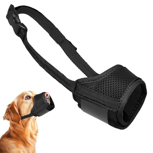Maulkorb für kleine Hunde, strapazierfähiges Nylon, Anti-Bell-Maulkorb für kleine Hunde, atmungsaktives Netzgewebe, weich, Chihuahua-Maulkörbe, Welpenmaske, verhindert Bellen, Beißen, weiche Maske für von Onperpoe