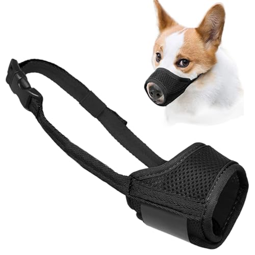 Maulkorb für kleine Hunde, strapazierfähiges Nylon, Anti-Bell-Maulkorb für kleine Hunde, atmungsaktives Netzgewebe, weich, Chihuahua-Maulkorb, Hundemaske, verhindert Bellen, Beißen, weicher Maulkorb Maulkorb für kleine Hunde, strapazierfähiges Nylon, Anti-Bell-Maulkorb für kleine Hunde, atmungsaktives Netzgewebe, weich, Chihuahua-Maulkorb, Hundemaske, verhindert Bellen, Beißen, weicher Maulkorb von Onperpoe