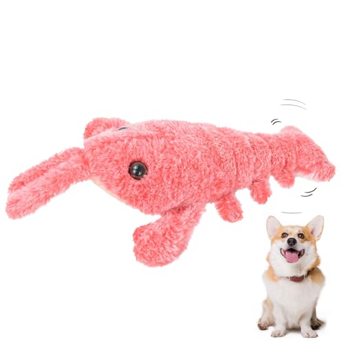 Niedliches interaktives Hundespielzeug, lustiges, wackeliges Hummer, interaktives Plüschspielzeug, Haustierwelpe, Kauspielzeug, USB, wiederaufladbar, Schlapphummer, springen, bewegliches Niedliches interaktives Hundespielzeug, lustiges, wackeliges Hummer, interaktives Plüschspielzeug, Haustierwelpe, Kauspielzeug, USB, wiederaufladbar, Schlapphummer, springen, bewegliches von Onperpoe