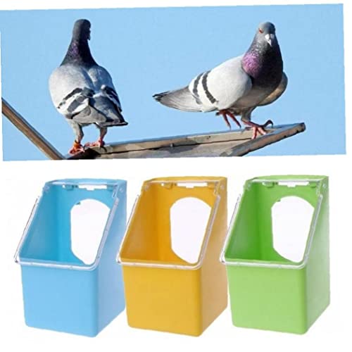 3 Stücke Kunststoff Tauben Wassereinzug Papagei Hanging Trinker Topf Vogel Käfig Wasserspender Lebensmittel Container Budgie Cockatiel Pet Supplies von Onsinic
