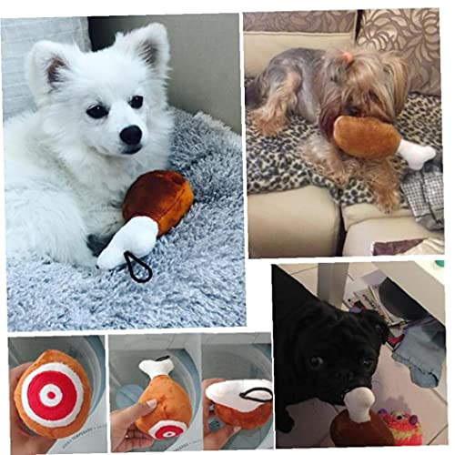 Onsinic Chew Squeaker Quietschend Plüsch Hund Spielzeug Huhn-plüsch-Spielzeug Gefüllt Cotton Ton Squeaker Für Kleine Hunde Haustiere von Onsinic
