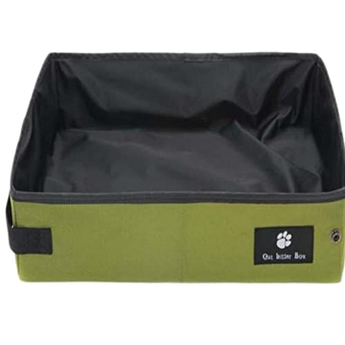 Tragbare Katze Wurf Box Zusammenklappbare wasserdichte Outdoor-Reise-Toilette Für Welpen-Katzen-Hunde Zufällige Farbe von Onsinic