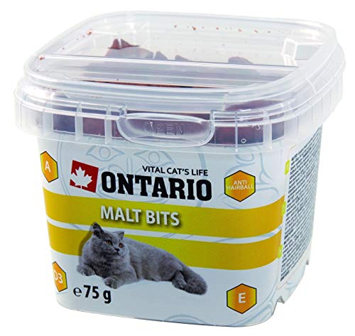 Snacks Katzen Anti Haarball Anti-Hairball Bits - 75g von Ontario Cat