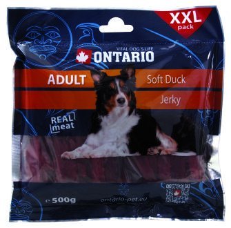Ontario Snack Hunde - Ente 500 g von Ontario