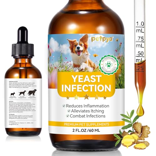Hefe Infektion Bei Hunden, Lindert Juckende Hundehaut, Anti-Allergie, SäUre Basen Gleichgewicht Wiederherstellen, NatüRliche Inhaltsstoffe, Verbessert Die ImmunitäT 60ml von Onznoz