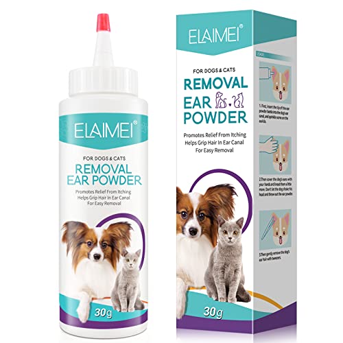 Onznoz Canker Pulver Für Hundeohren, Hundeohren Reiniger, Hundeohren Pulver Zur Haarentfernung, Schnell Wirkendes Ohr Pulver, Vorbeugung Von Ohrinfektionen Bei Hunden, Behandelt Ohrgeruch 30G (1pcs) von Onznoz