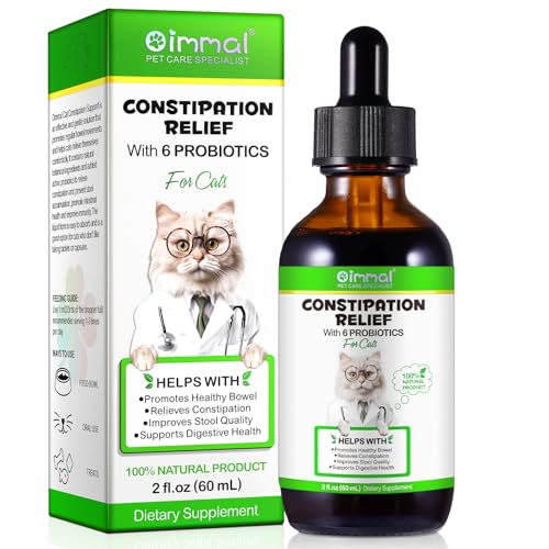 Verstopfung Reltf Für Katzen, Fördert Einen Gesunden Darm, Sanfte Verstopfungslinderung Für Katzen, Verbessert Die Qualität des Stuhls, Unterstützt Die Gesundheit Der Verdauung,6 Probiotika60Ml (1pcs) von Onznoz