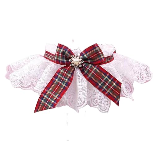 OonMan Kätzchenhalsband Hund Schal Pet Lace Lätzchen Katze Schal-3-S(21Cm) von OonMan