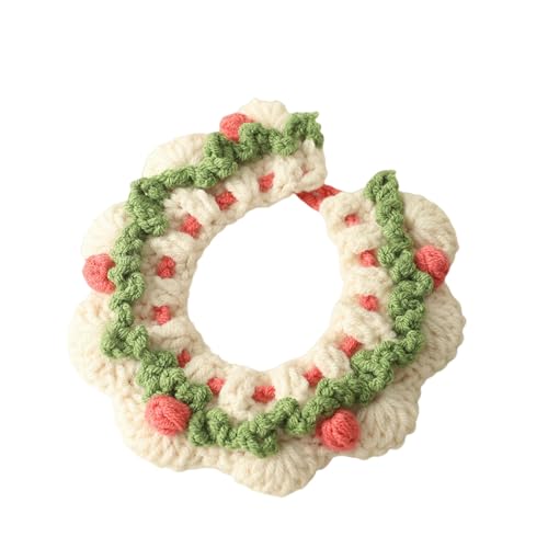 OonMan Kätzchenhalsband Katze Schal, Hund Kleine Accessoires, Dekorationen, Hals Ornamente, Fliege-Grün Rosa-28-40Cm,5-7.5Kg OonMan Kätzchenhalsband Katze Schal, Hund Kleine Accessoires, Dekorationen, Hals Ornamente, Fliege-Grün Rosa-28-40Cm,5-7.5Kg von OonMan