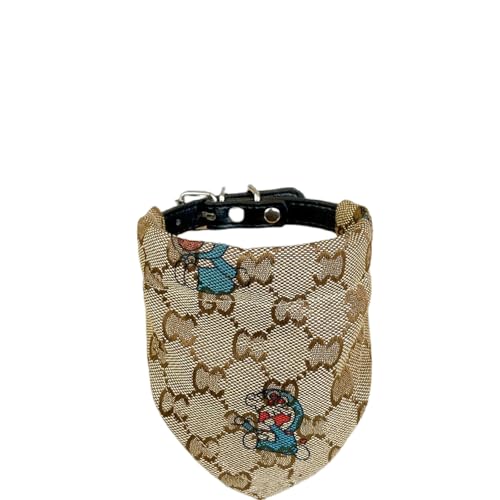 OonMan Katzenhalstuch Verstellbare Haustier Schal Hund Dreieck Bandana Halsband-03-Xs(17-21Cm) von OonMan