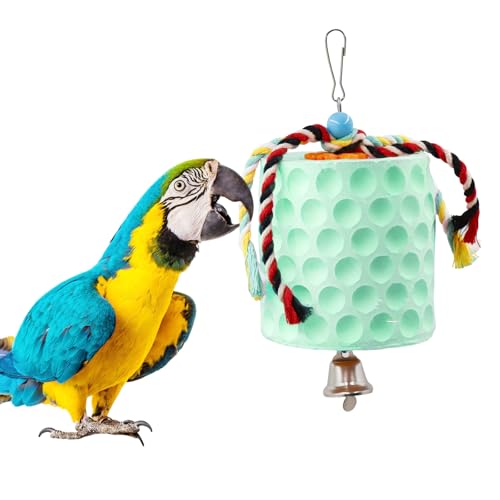 Oooct Extra großes Vogelkauspielzeug, Papageienschnabel Schleifen Kalziumstein mit Glocken, Vogelkäfig Zubehör, Käfigspielzeug für Nymphensittiche, Sittiche, Papageien, Wellensittiche, Ratten, Oooct Extra großes Vogelkauspielzeug, Papageienschnabel Schleifen Kalziumstein mit Glocken, Vogelkäfig Zubehör, Käfigspielzeug für Nymphensittiche, Sittiche, Papageien, Wellensittiche, Ratten, von Oooct