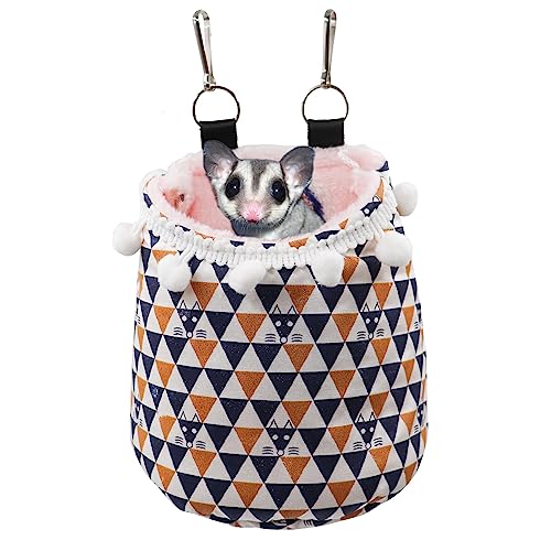 Sugar Glider Schlafsack, Sugar Glider Hängematte, Hängender Zuckergleiter Warmes Nestbett, Kleintiere Käfig Schlafsack, Käfigzubehör für Zuckergleiter Ratten Sugar Glider Schlafsack, Sugar Glider Hängematte, Hängender Zuckergleiter Warmes Nestbett, Kleintiere Käfig Schlafsack, Käfigzubehör für Zuckergleiter Ratten von Oooct