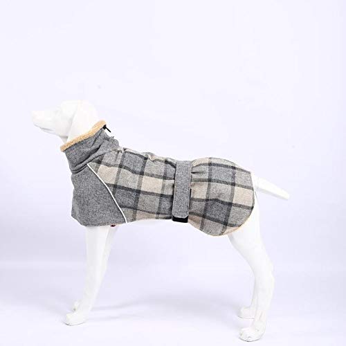 Extra Warmer Hundemantel Verstellbare Hundejacke Hund Wintermantel mit Schnalle Fleece Rollkragen Hundejacke für Kaltes Wetter Weicher Wintermantel für Kleine Mittlere Extra Große Hunde S A-Style von Opaeroo