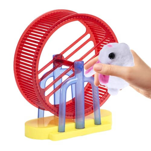 Opdestn Interaktives Haustier | Elektronisches Haustier Spielzeug Hamster,Interaktive Simulation Plüsch Kaninchen Modell Mit Ständer Laufrad Und Spiel - Für Katze Kinder Spieltisch Zuhause Indoor Opdestn Interaktives Haustier | Elektronisches Haustier Spielzeug Hamster,Interaktive Simulation Plüsch Kaninchen Modell Mit Ständer Laufrad Und Spiel - Für Katze Kinder Spieltisch Zuhause Indoor von Opdestn