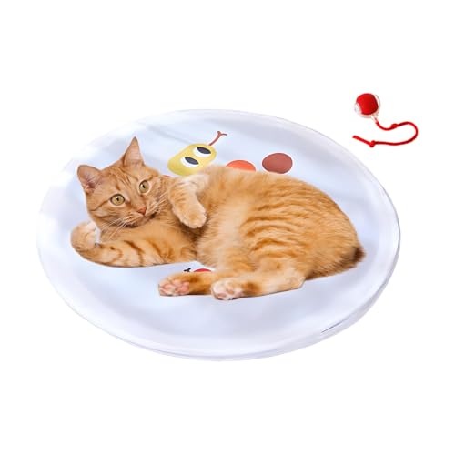 Opdestn Interaktives Katzenspielzeug | Automatischer Schnellrollender Ball Mit Beutel | Fangspiel Zur Förderung des Jagdverhaltens, Bewegungsförderung & Gegen Langeweile Für Kitten Opdestn Interaktives Katzenspielzeug | Automatischer Schnellrollender Ball Mit Beutel | Fangspiel Zur Förderung des Jagdverhaltens, Bewegungsförderung & Gegen Langeweile Für Kitten von Opdestn