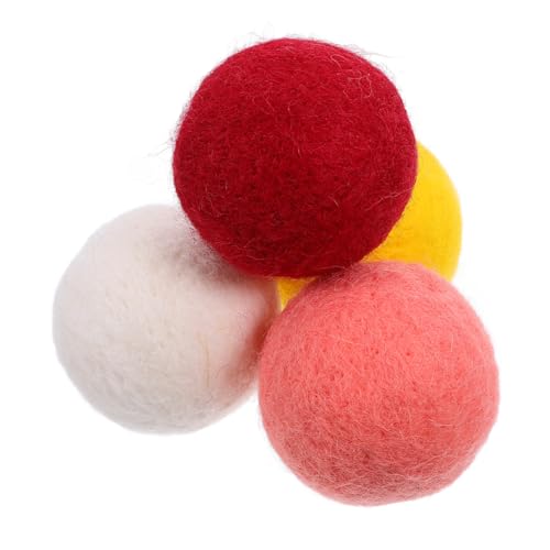 Operitacx 1 Satz Wollfilzball Interaktives Interactive Toys Dog Toys Puppy Toys Pet Supplies Spielzeugkorb Für Hunde Hundescheibe Kauer Hundekauball Welpe Beißball Plüsch 4 Stück Operitacx 1 Satz Wollfilzball Interaktives Interactive Toys Dog Toys Puppy Toys Pet Supplies Spielzeugkorb Für Hunde Hundescheibe Kauer Hundekauball Welpe Beißball Plüsch 4 Stück von Operitacx