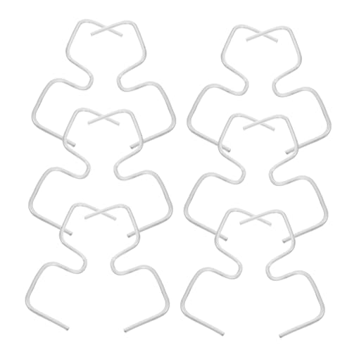 Operitacx 14 Stück Astformer Pflanzenstängel-Trainer Zug Filialunterstützungstool Garten Zweig Halter Pflanzen Unterstützung Set Baumversorgung Äste biegen Clips Galvanisiertes Eisen Silver von Operitacx