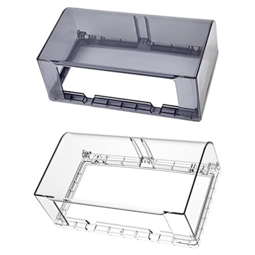 Operitacx 2 Stück Karton 86 Steckdosenschutzabdeckung Outlet Stecker Fall Selbst Schließen Outlet Coverer Sicherheits-auslasskappen Steckdosenabdeckung Auslauf P.s Einreihig Wandplatte von Operitacx