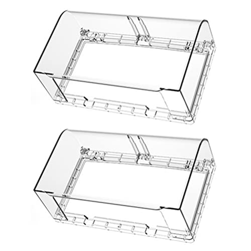 Operitacx Abdeckung 2 Universal-en Klebrige en Haushaltsfeste en Doppelpositions-Schalterschutz Klar Außenabdeckung Operitacx Abdeckung 2 Universal-en Klebrige en Haushaltsfeste en Doppelpositions-Schalterschutz Klar Außenabdeckung von Operitacx