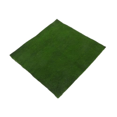 Operitacx Kunstrasenteppich Künstliche Grüne Grasmatte Grüner Kunstrasen Außenteppich Kunststoff Moos Bodenmatte von Operitacx