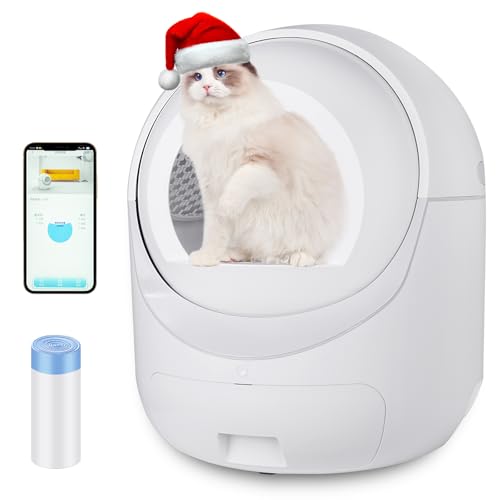 Opetdo Selbstreinigende Katzentoilette, 70L Katzenklo Selbstreinigend,Geruchsbeseitigung,App-Steuerung,Große Fassungsvermögen,Automatisches Katzenklo für Mehrere Katzen Opetdo Selbstreinigende Katzentoilette, 70L Katzenklo Selbstreinigend,Geruchsbeseitigung,App-Steuerung,Große Fassungsvermögen,Automatisches Katzenklo für Mehrere Katzen von Opetdo
