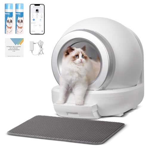 Opetdo Selbstreinigende Katzentoilette 65L Katzenklo Selbstreinigend, Unterer Eingang/APP-Steuerung Selbstreiniges Katzenklo/Sicherheitsschutz, Automatische Elektrisches Katzenklo Opetdo Selbstreinigende Katzentoilette 65L Katzenklo Selbstreinigend, Unterer Eingang/APP-Steuerung Selbstreiniges Katzenklo/Sicherheitsschutz, Automatische Elektrisches Katzenklo von Opetdo