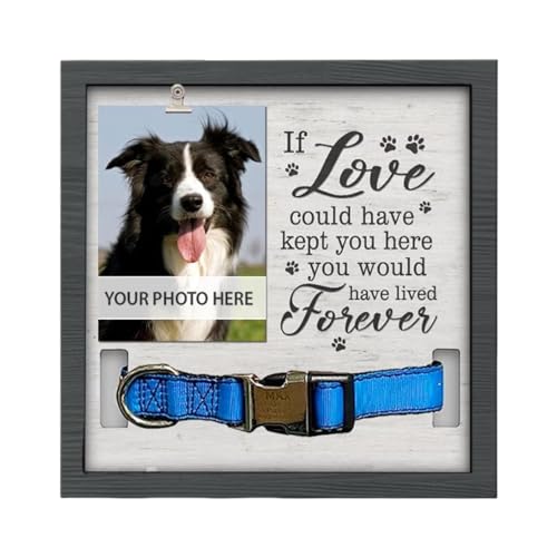 Opilroyn Bilderrahmen zur Erinnerung an Haustiere, Bilderrahmen zur Erinnerung an Haustiere | Gedenk-Hunde-Fotorahmen aus mit Haken - Bilderrahmen „Pets That Passed and Remember“ mit Fotoclip für AR von Opilroyn