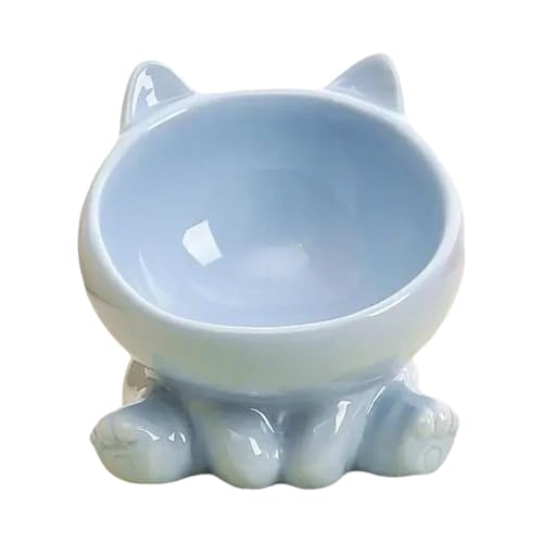 Futterschale für Katzen, Katzenfutterschüssel, niedlich, erhöht, niedlich, Katzenfutter, gegen Erbrechen, Nackenschutz, geneigte Schale für Katzen Futterschale für Katzen, Katzenfutterschüssel, niedlich, erhöht, niedlich, Katzenfutter, gegen Erbrechen, Nackenschutz, geneigte Schale für Katzen von Opilroyn