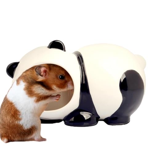 Hamsterversteck aus Keramik, süßes Hamsterhaus | Hamsterversteck aus Keramik mit großer Kapazität – vielseitiges Chinchilla-Käfig-Zubehör, süßes Hamsterhaus für die von Opilroyn