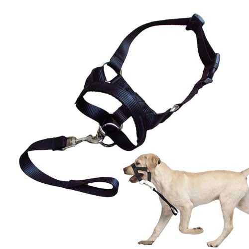 Hundemaulkorb | Geschirr Hundehalfter Haustier Maulkorb mit verstellbaren Riemen | Schwarzer Hunde-Mundschutz Trainingshalterung verhindert Bellen, Beißen und Kauen Hundemaulkorb | Geschirr Hundehalfter Haustier Maulkorb mit verstellbaren Riemen | Schwarzer Hunde-Mundschutz Trainingshalterung verhindert Bellen, Beißen und Kauen von Opilroyn