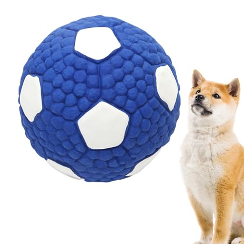 Hundespielzeug, Beißball, Quietschender Beißball für Hunde, lustiges Hundespielzeug zur Zahnreinigung von Welpen, interaktiver für Welpen, Dress-Zubehör von Opilroyn