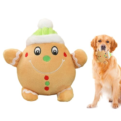 Hundespielzeug aus Plüsch, Kauspielzeug für Plüschtiere für Hunde, interaktives Plüschtier für Hunde mit Weihnachtsthema – chauerndes Kauspielzeug mit Weihnachtsthema, Spielzeug Hundespielzeug aus Plüsch, Kauspielzeug für Plüschtiere für Hunde, interaktives Plüschtier für Hunde mit Weihnachtsthema – chauerndes Kauspielzeug mit Weihnachtsthema, Spielzeug von Opilroyn