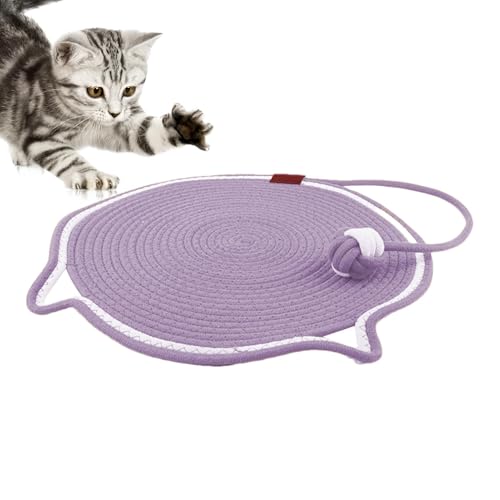 Katzenbett Und Kratzbrett – Horizontales Kratzbrett Für Katzen, Katzenkratzbrett Zum Schutz Von Möbeln | Rundes Katzenkratzbrett Mit Hängenden Ohren, Kratzbrett Für Drinnen Mit Katzen, Möbelschutz Und Katzenbett Und Kratzbrett – Horizontales Kratzbrett Für Katzen, Katzenkratzbrett Zum Schutz Von Möbeln | Rundes Katzenkratzbrett Mit Hängenden Ohren, Kratzbrett Für Drinnen Mit Katzen, Möbelschutz Und von Opilroyn
