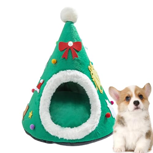 Katzenhaus in Form eines Weihnachtsbaums | Freistehendes Haustierhaus, halbgeschlossenes Höhlenbett für Haustiere, süße Katze, Welpe, , Katzenhaus in AR-Form Katzenhaus in Form eines Weihnachtsbaums | Freistehendes Haustierhaus, halbgeschlossenes Höhlenbett für Haustiere, süße Katze, Welpe, , Katzenhaus in AR-Form von Opilroyn