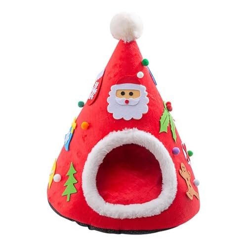 Katzenhaus in Form eines Weihnachtsbaums | Freistehendes Haustierhaus, halbgeschlossenes Höhlenbett für Haustiere, süße Katze, Welpe, , Katzenhaus in AR-Form Katzenhaus in Form eines Weihnachtsbaums | Freistehendes Haustierhaus, halbgeschlossenes Höhlenbett für Haustiere, süße Katze, Welpe, , Katzenhaus in AR-Form von Opilroyn
