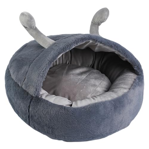 Katzenhöhle mit Kapuze | Katzenbetten im niedlichen Design mit Ohren für Katzen im Innenbereich mit rutschfestem Boden | bequemes Versteck für Katzen, Höhle für Hunde Katzenhöhle mit Kapuze | Katzenbetten im niedlichen Design mit Ohren für Katzen im Innenbereich mit rutschfestem Boden | bequemes Versteck für Katzen, Höhle für Hunde von Opilroyn