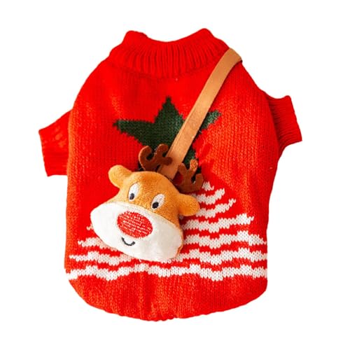 Katzenpullover – Pullover für Hunde im Weihnachtsstil mit Tasche | weiche Winterkleidung für Hunde, niedliche Katze, bequeme Kleidung für Kätzchen für Winter, Welpen, Kätzchen Katzenpullover – Pullover für Hunde im Weihnachtsstil mit Tasche | weiche Winterkleidung für Hunde, niedliche Katze, bequeme Kleidung für Kätzchen für Winter, Welpen, Kätzchen von Opilroyn