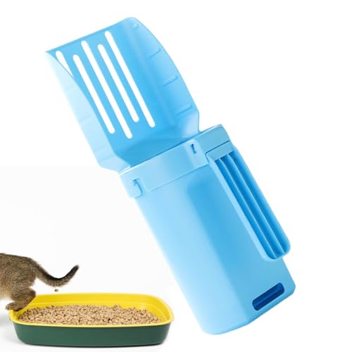 Katzenstreuschaufel, Katzenstreuschaufel mit Mülleimer, Katzenstreu, Katzenstreuschaufel, tragbares Reinigungswerkzeug für Katzentoilette, Reptilien Katzenstreuschaufel, Katzenstreuschaufel mit Mülleimer, Katzenstreu, Katzenstreuschaufel, tragbares Reinigungswerkzeug für Katzentoilette, Reptilien von Opilroyn