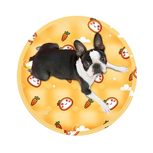 Kühlmatte für Kaninchen – Kühlmatte für Katzen | Tragbares Kissen, wasserdicht, rund und schlafen, für den Innenbereich, Kätzchen, Kaninchen, Kleintiere, Haustiere, Katzen, Auto Kühlmatte für Kaninchen – Kühlmatte für Katzen | Tragbares Kissen, wasserdicht, rund und schlafen, für den Innenbereich, Kätzchen, Kaninchen, Kleintiere, Haustiere, Katzen, Auto von Opilroyn