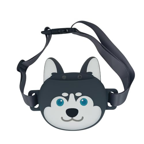 Leckerli-Tasche für Welpen, Leckerli-Trainingstasche für Hunde – Pet Snack Silikon Reward auslaufsichere Tasche in Form eines Hundes – Magnetverschluss für Haustiere mit Tasche von Opilroyn