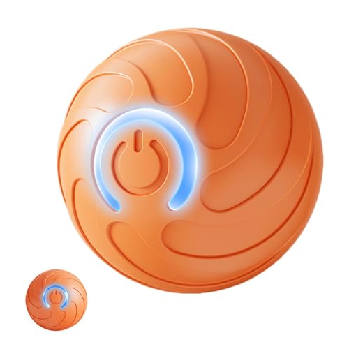Opilroyn Automatischer Hundeball, automatischer beweglicher Ball für Welpen, automatischer Rollball, Spielzeug, Haustierzubehör für kleine, mittelgroße und große Hunde Opilroyn Automatischer Hundeball, automatischer beweglicher Ball für Welpen, automatischer Rollball, Spielzeug, Haustierzubehör für kleine, mittelgroße und große Hunde von Opilroyn