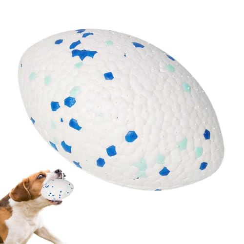 Opilroyn Beißspielzeug für Hunde, Hundebälle aus Gummi,Gummi-Rugby-Form-Quietschball | Leicht zu reinigender, langlebiger interaktiver Kaufußball für Apportier- und Outdoor-Spiele Opilroyn Beißspielzeug für Hunde, Hundebälle aus Gummi,Gummi-Rugby-Form-Quietschball | Leicht zu reinigender, langlebiger interaktiver Kaufußball für Apportier- und Outdoor-Spiele von Opilroyn