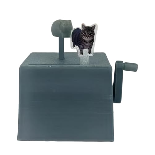 Opilroyn Cat Music Box, Katzenspielzeug mit Sound | 500 mAh, rotierendes Musikinstrument, ästhetisches Spielzeug mit Datenkabel, kreativer Katzenanzieher, drehbar, Musikbox mit der Hand Opilroyn Cat Music Box, Katzenspielzeug mit Sound | 500 mAh, rotierendes Musikinstrument, ästhetisches Spielzeug mit Datenkabel, kreativer Katzenanzieher, drehbar, Musikbox mit der Hand von Opilroyn