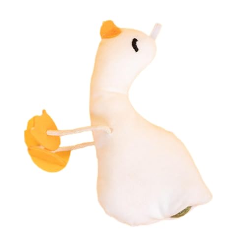 Opilroyn Gefüllte Katzenminze Spielzeug - Indoor Cat Biting Toy - Eule Gänse Form Katze Kauspielzeug, Niedliches Kätzchen Katzenminze Spielzeug, Katzenkissen Spielzeug, Interaktives Katzenspielzeug Opilroyn Gefüllte Katzenminze Spielzeug - Indoor Cat Biting Toy - Eule Gänse Form Katze Kauspielzeug, Niedliches Kätzchen Katzenminze Spielzeug, Katzenkissen Spielzeug, Interaktives Katzenspielzeug von Opilroyn