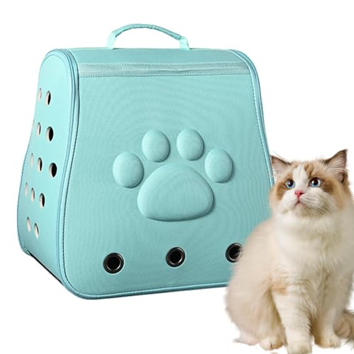 Opilroyn Katzen-Tragetasche, Haustier-Tragetasche, Faltbare Transportbox für Haustiere, Kleine und mittelgroße Hunde- und Katzentaschen, geeignet zum Wandern, Reisen, Camping von Opilroyn