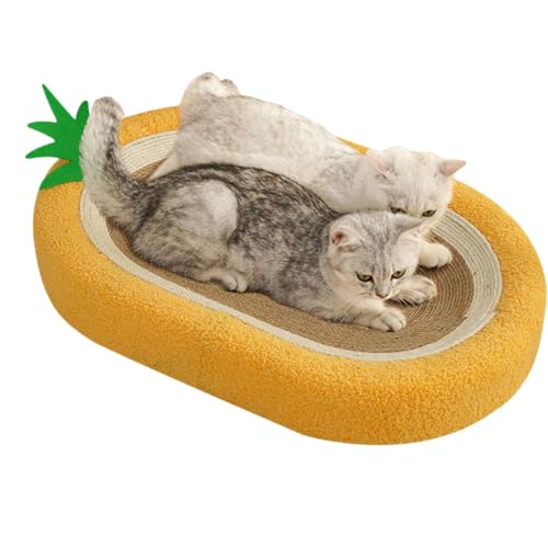 Opilroyn Katzenkratznapf, Katzenkratzbrett – verdicktes Kratzbrett, stabiles Katzenkratz-Lounge-Bett, Pad verhindert das Schleifen von Krallen, Indoor-Katzen von Opilroyn