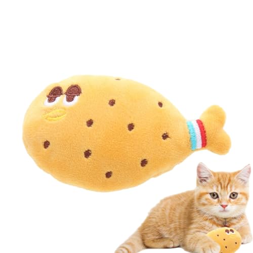 Opilroyn Plüsch-Katzenspielzeug – Indoor-Katzenspielzeug, Spielzeug für Kätzchen, Spielzeug für Kätzchen | Spaß mit pelziger Freundin mit Cartoon-Plüschformen, Spielzeug von Opilroyn
